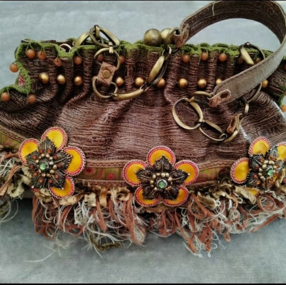 Mary Frances Embellished Handbag